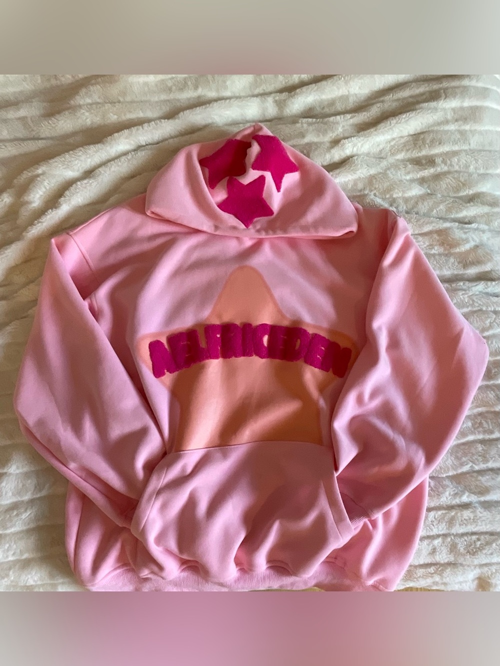 Aelfric Eden Pink Star Oversized Hoodie